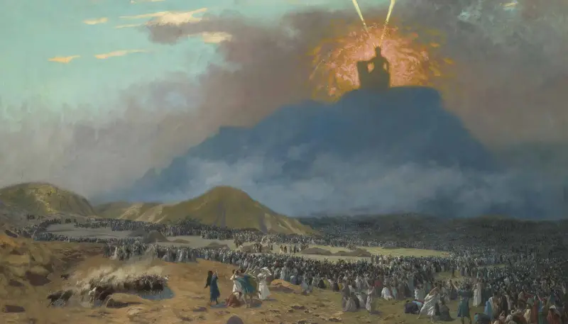 Moses på berget Sinai av Jean-Léon Gérôme