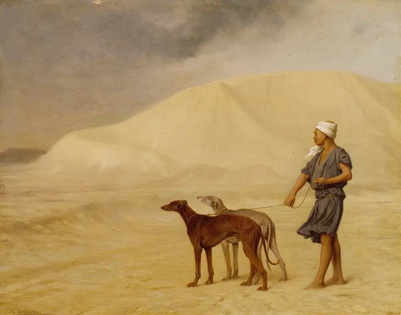På öknen av Jean-Léon Gérôme