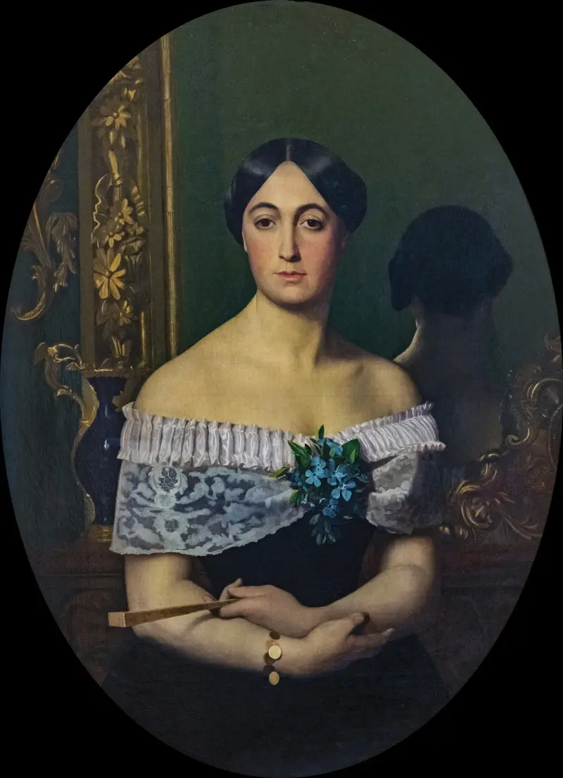 Kvinnopporträtt av Jean-Léon Gérôme