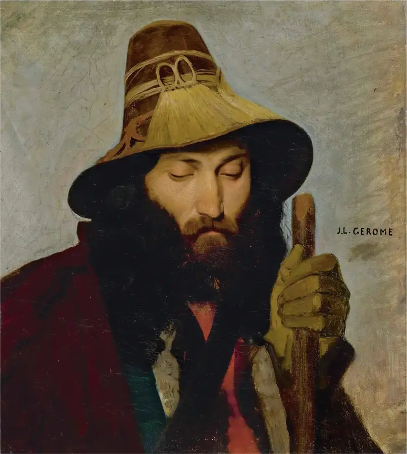 Porträtt av en italiensk man av Jean-Léon Gérôme