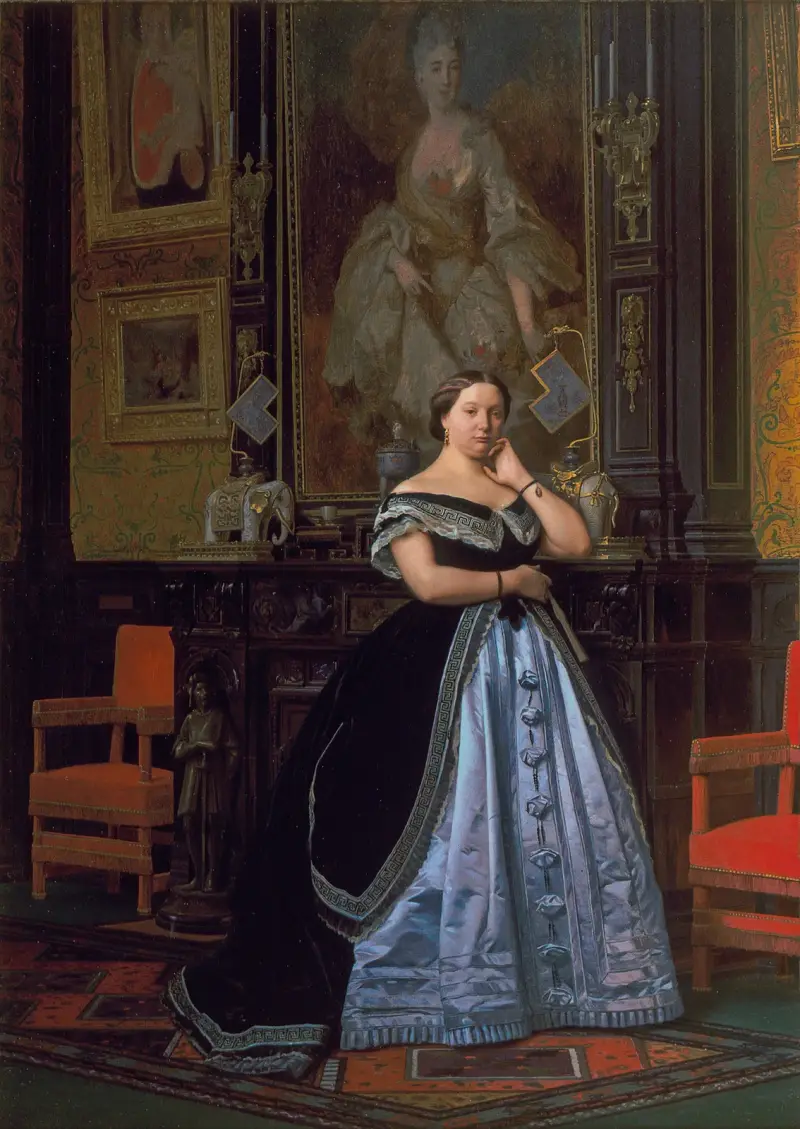 Porträtt av Charlotte de Rothschild av Jean-Léon Gérôme