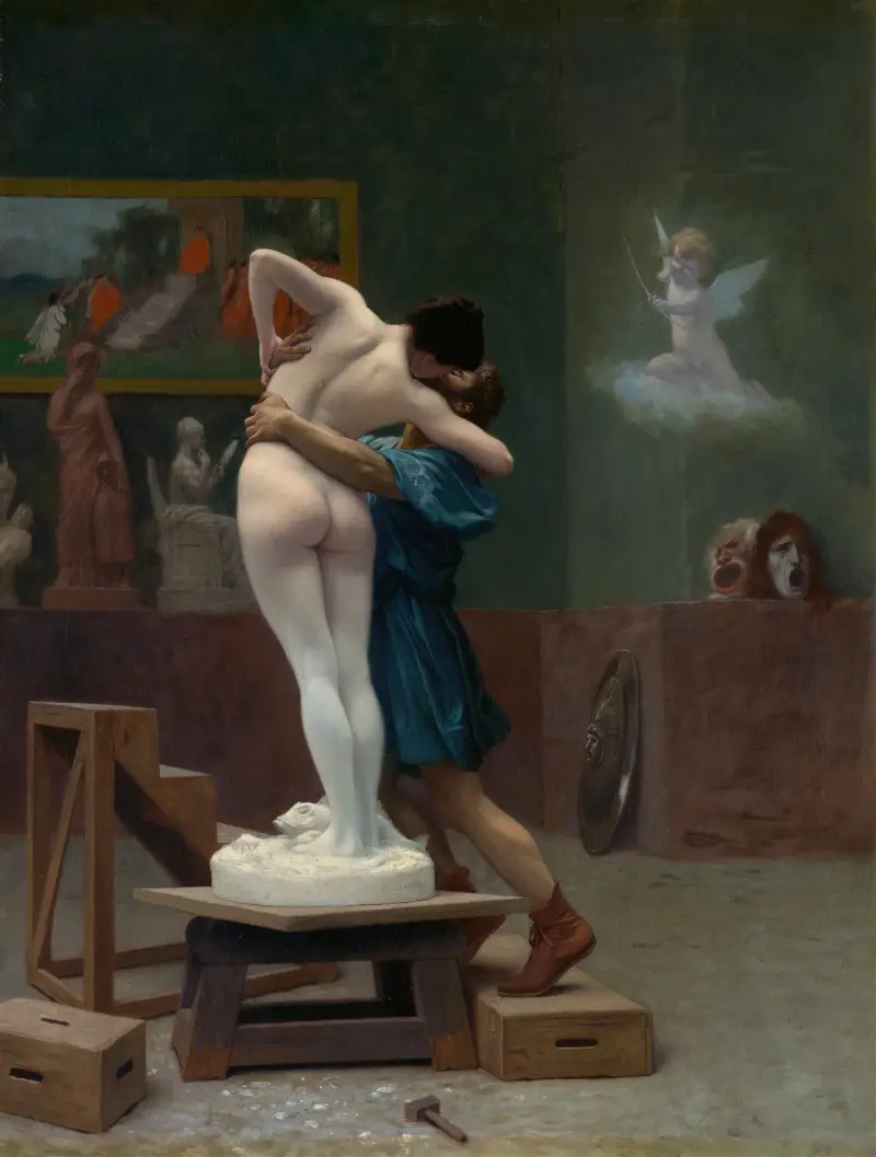 Pygmalion och Galatea av Jean-Léon Gérôme