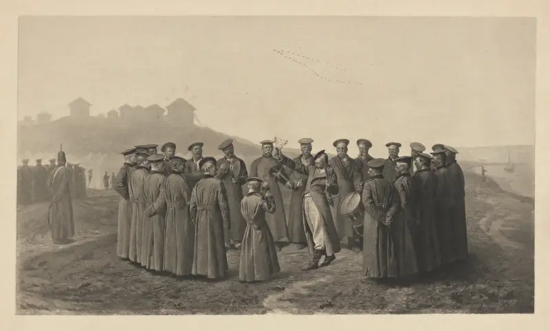 Vila i lägret av Jean-Léon Gérôme