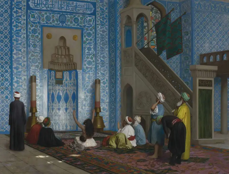 Rüstem Pasha Mosque, Istanbul av Jean-Léon Gérôme