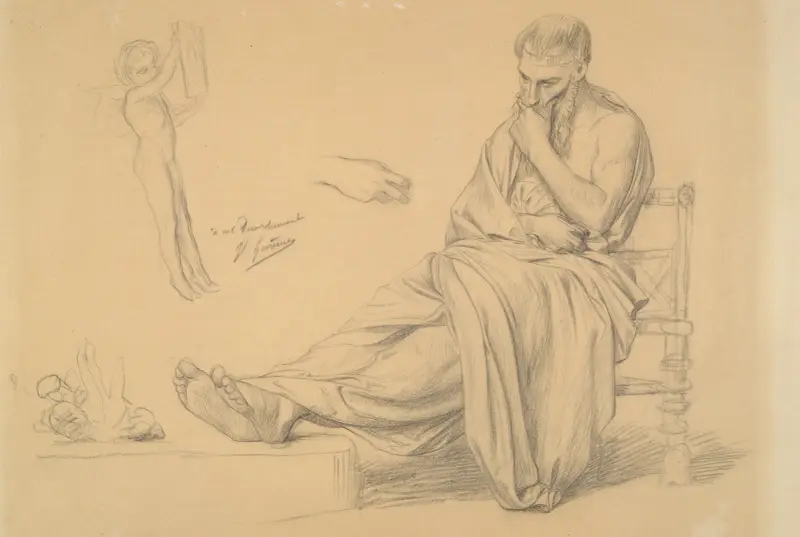 Study for Anacreon Cycle, Jean-Léon Gérôme