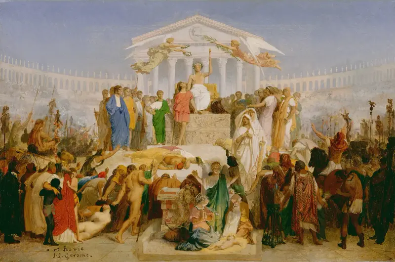 Augustus tidevarv, Kristi födelse av Jean-Léon Gérôme