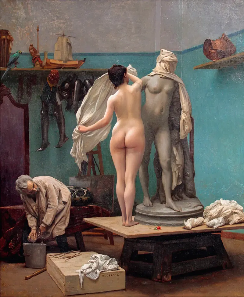 Posen är över av Jean-Léon Gérôme