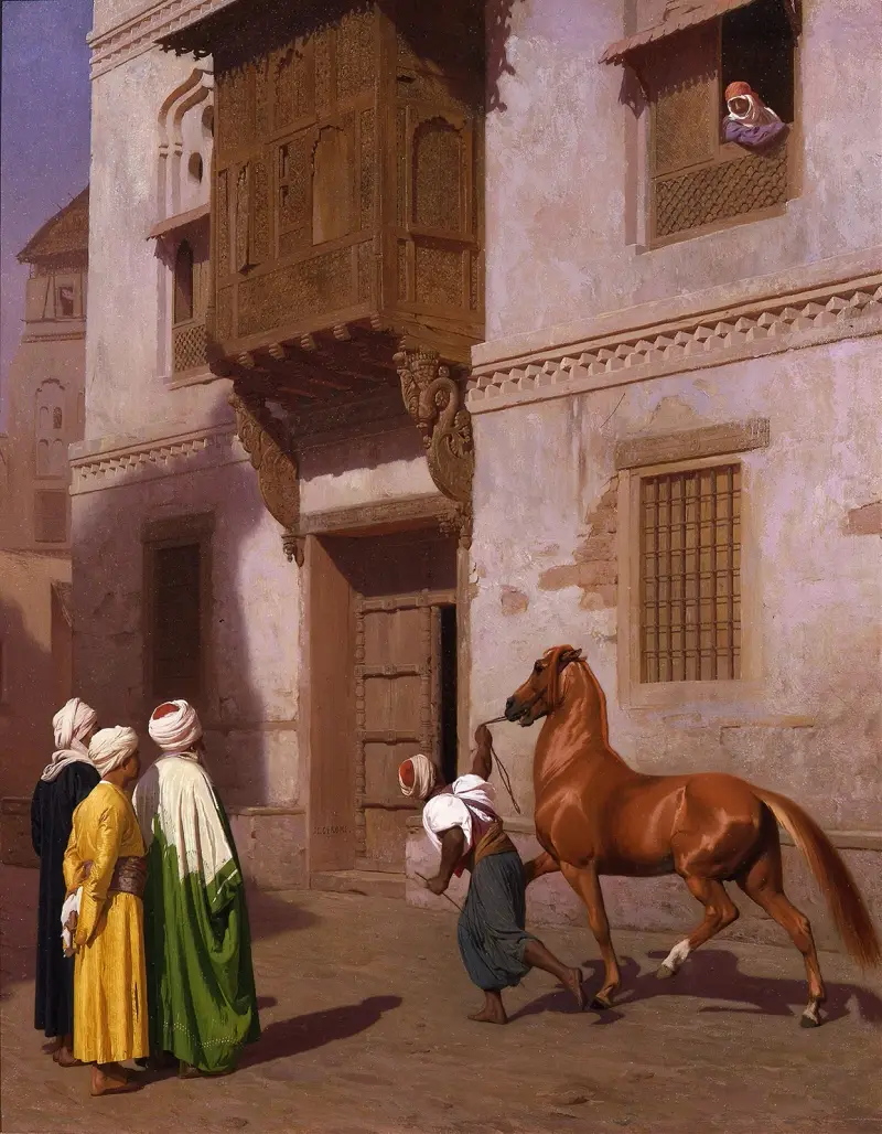Hästmarknaden av Jean-Léon Gérôme