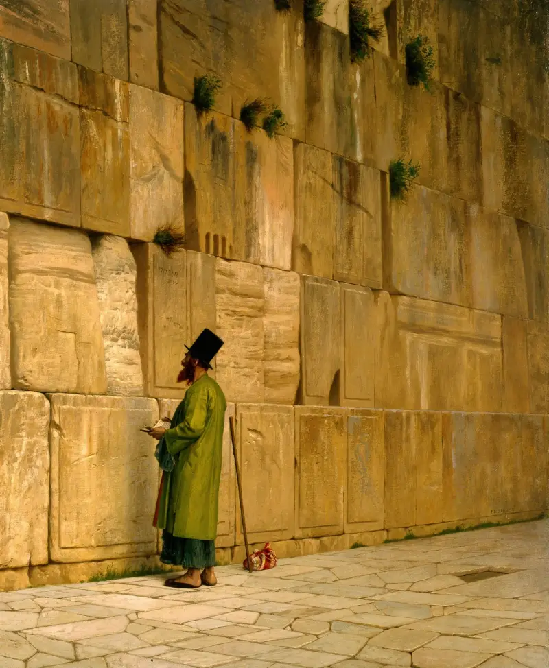 Klagomuren av Jean-Léon Gérôme