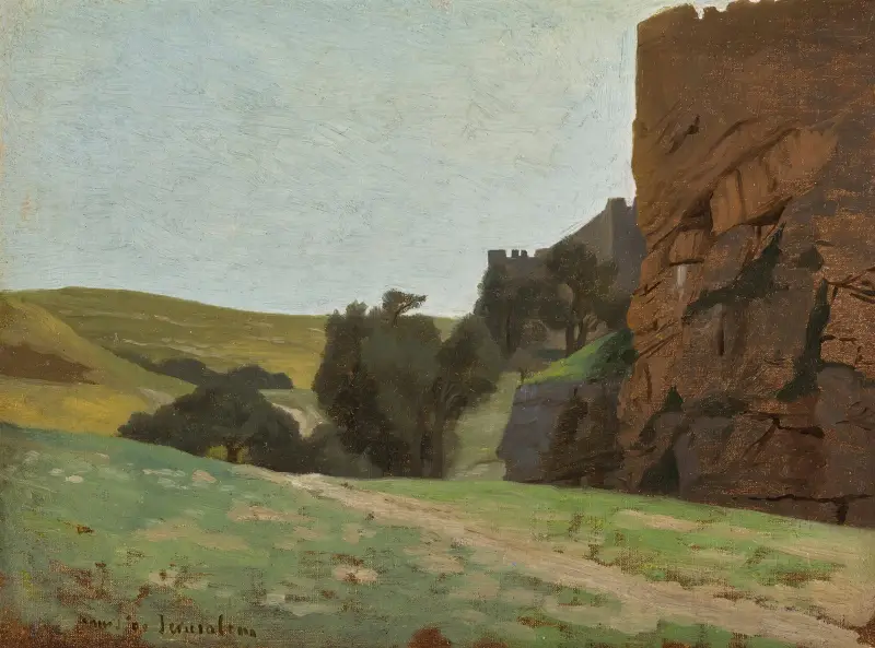 The Walls Of Jerusalem av Jean-Léon Gérôme