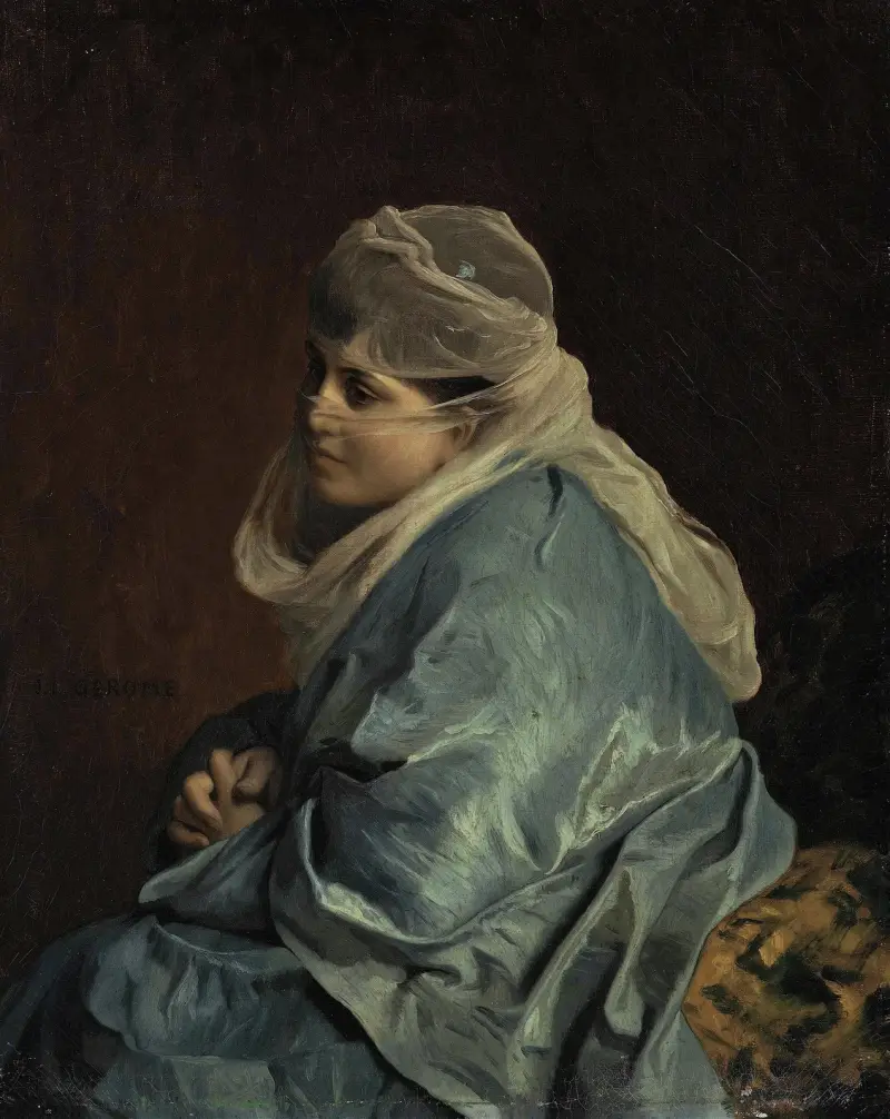 Kvinna från Konstantinopel av Jean-Léon Gérôme