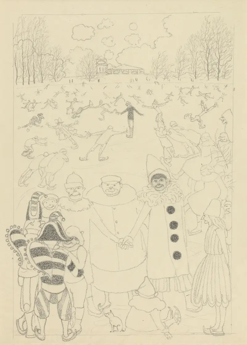 Carnaval av Léon Spilliaert