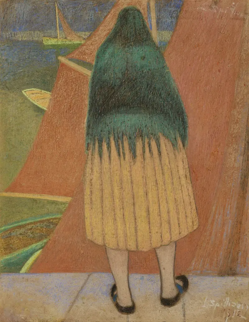 Fisherwoman av Léon Spilliaert