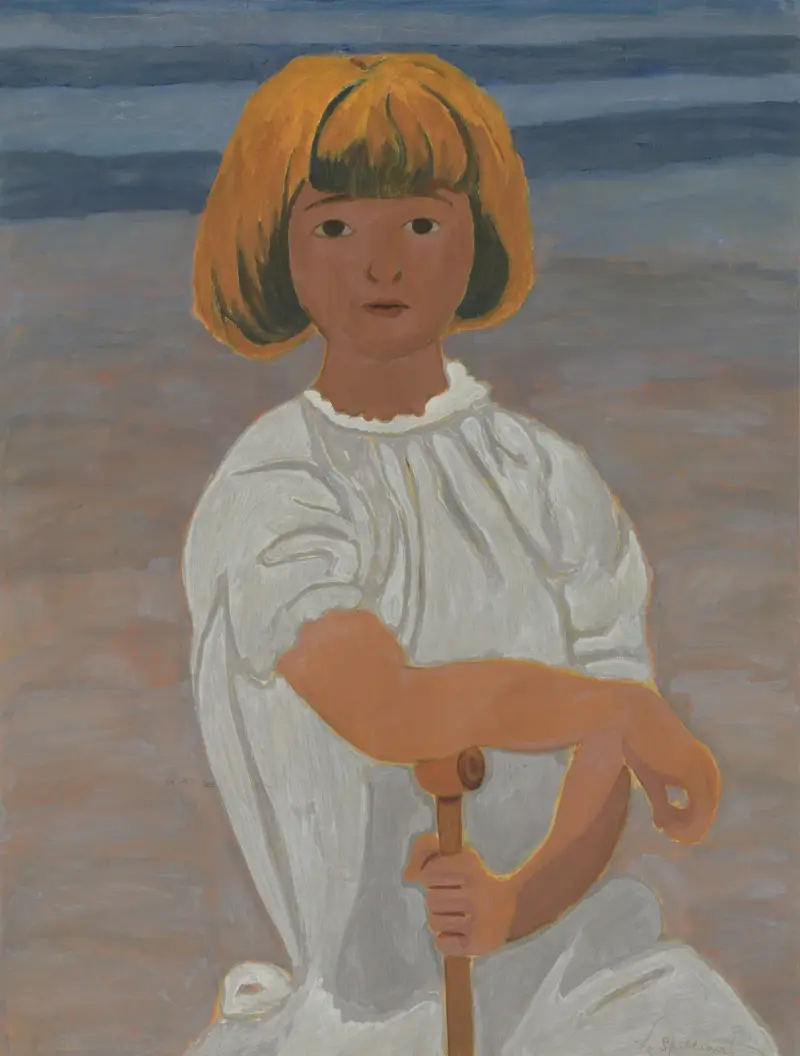Girl on the beach (from 1924 until 1925) av Léon Spilliaert