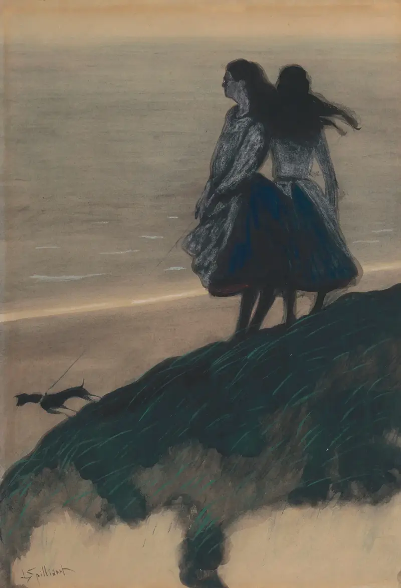 Flickor på en dyn av Léon Spilliaert