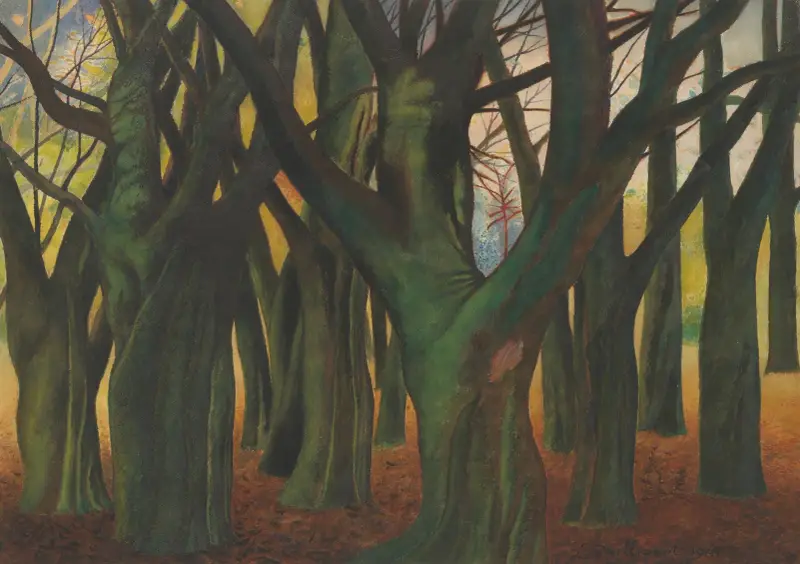 Gröna träd av Léon Spilliaert