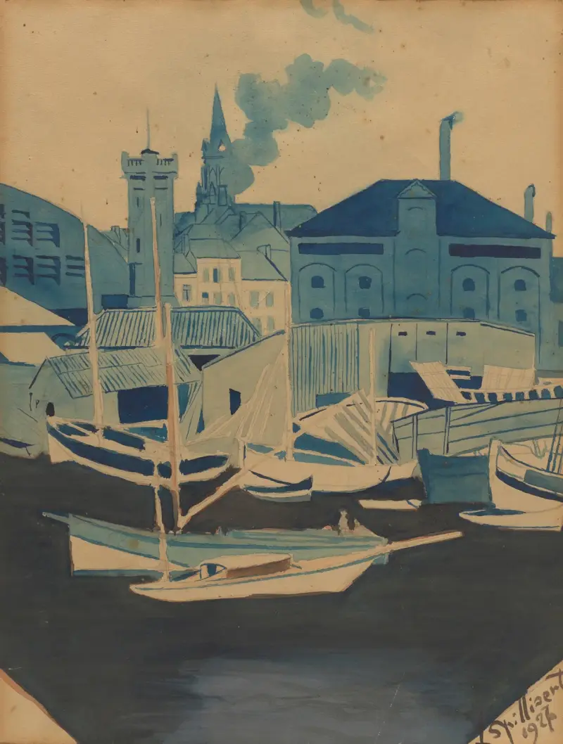 Havenzicht von Léon Spilliaert