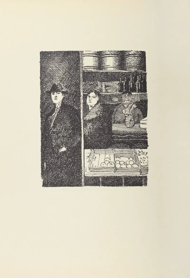 Tjänaren vid spegeln pl.5 av Léon Spilliaert