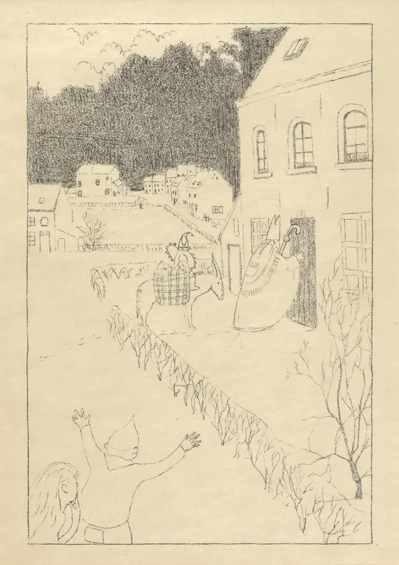 Sankt Nikolaus besök av Léon Spilliaert