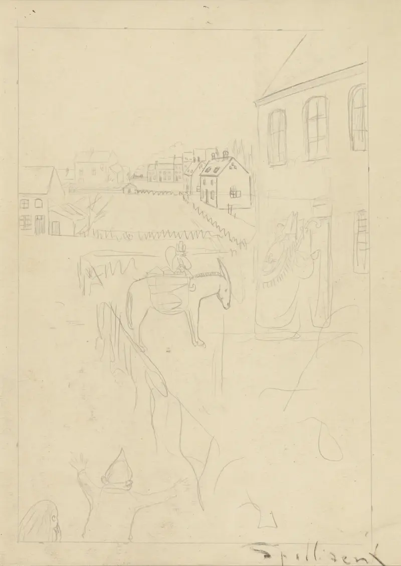 Sankt Nikolaus besök av Léon Spilliaert