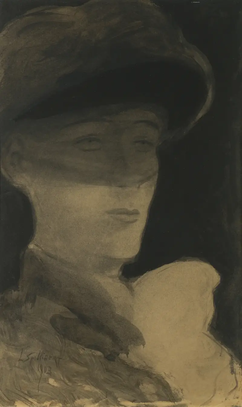Dame mit Schleier von Léon Spilliaert