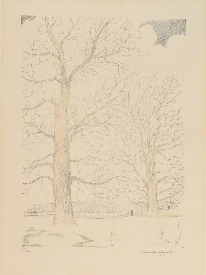 Växthusen 1 av Léon Spilliaert