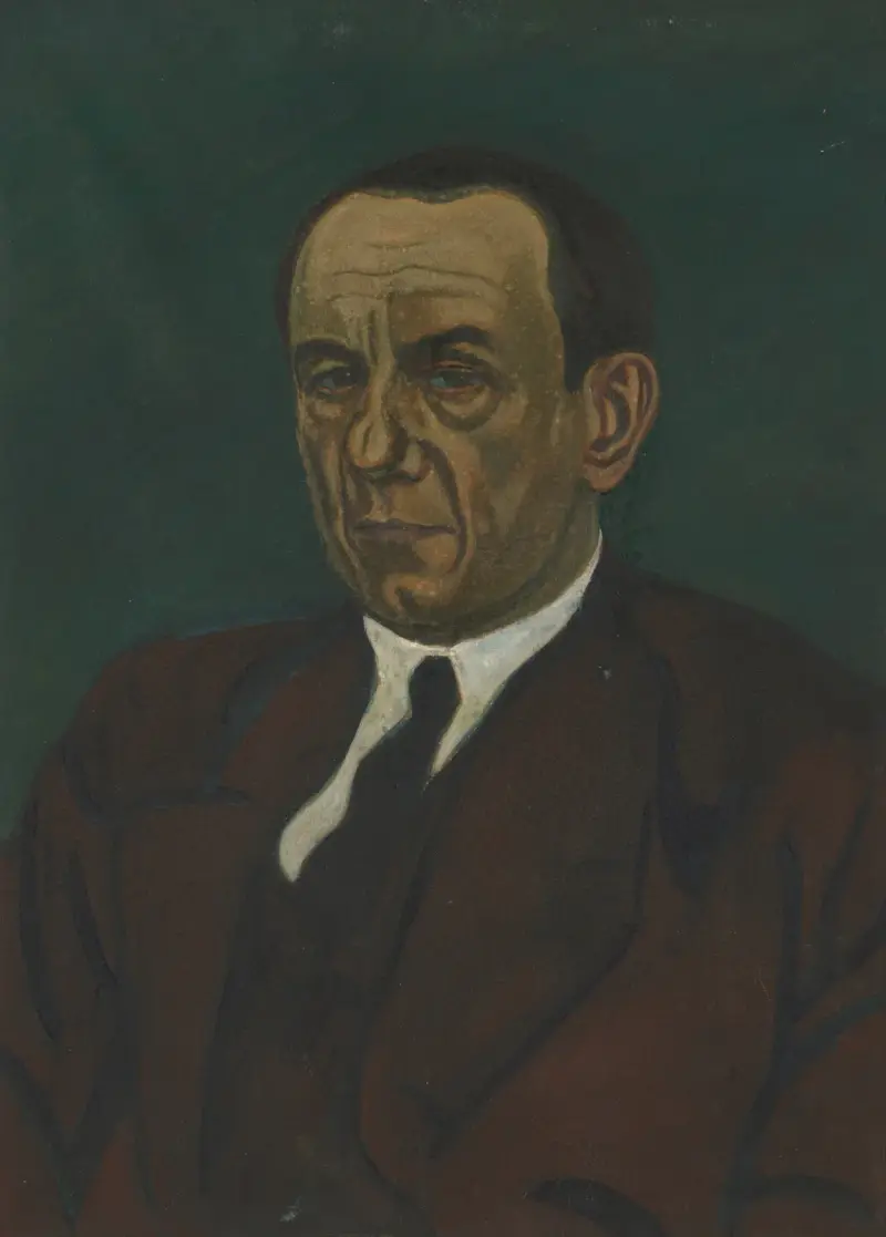 Porträtt av Henri Vandeputte av Léon Spilliaert