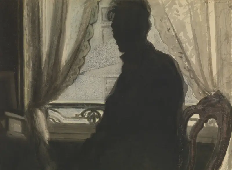 Konstnärens silhuett av Léon Spilliaert