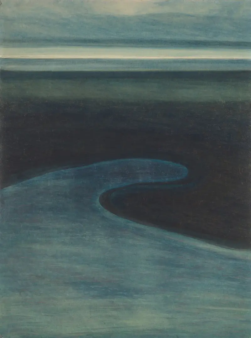Strand vid lågvatten av Léon Spilliaert