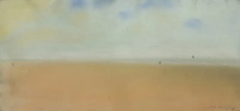 Barnvagnar vid havskanten av Léon Spilliaert