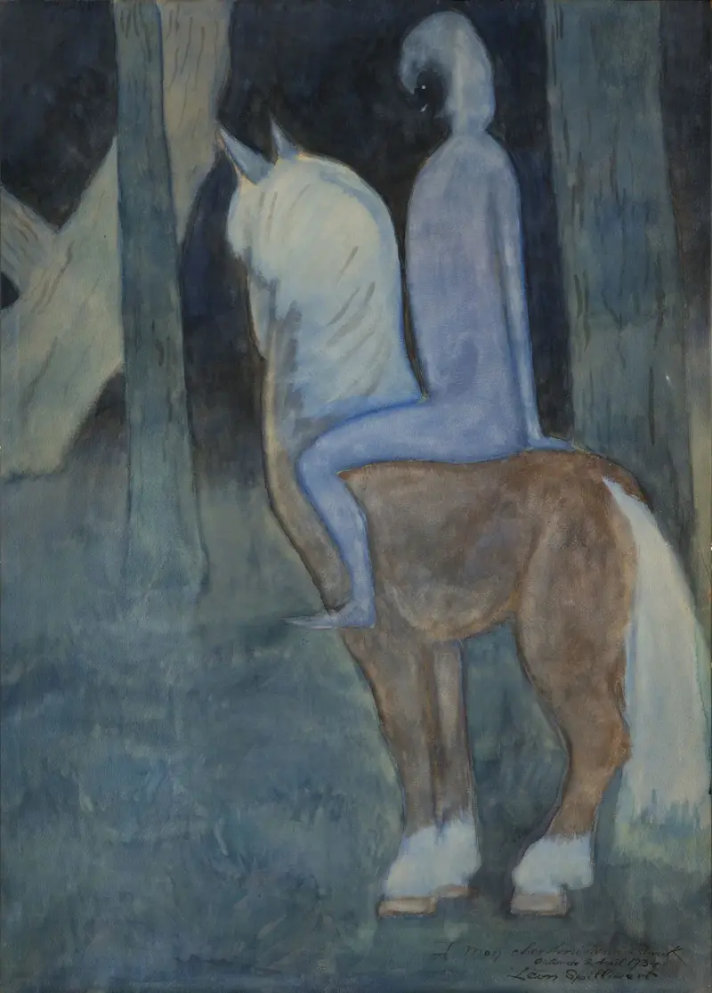 The Bleu Rider av Léon Spilliaert