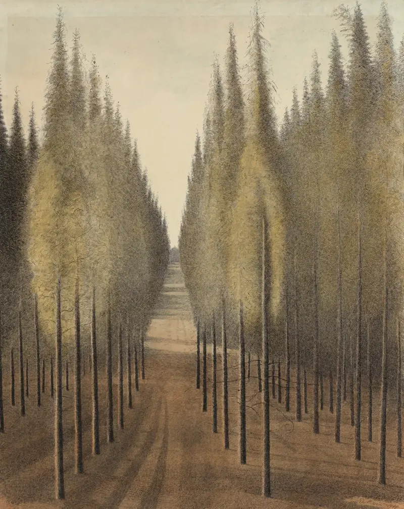 The fire lane av Léon Spilliaert