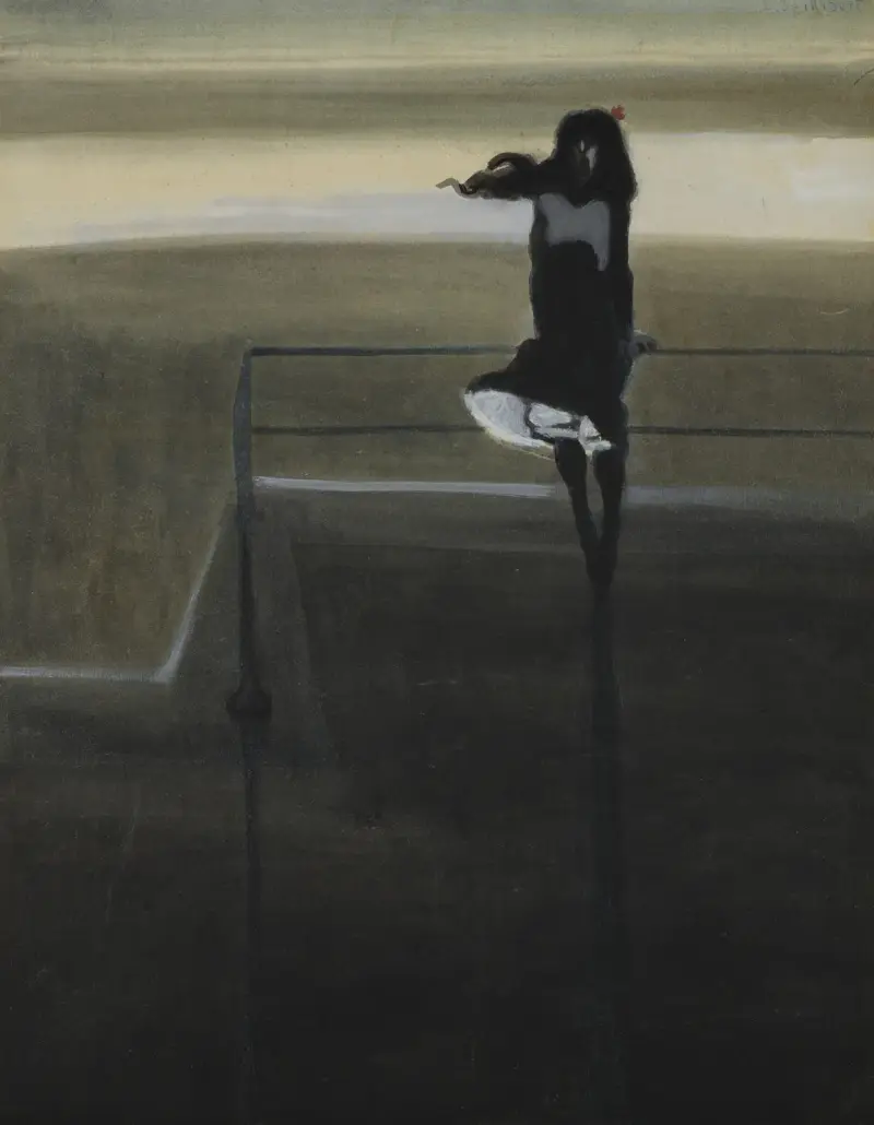 The gust of wind av Léon Spilliaert