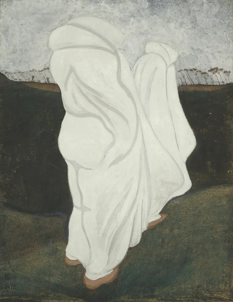Vita klädnader av Léon Spilliaert