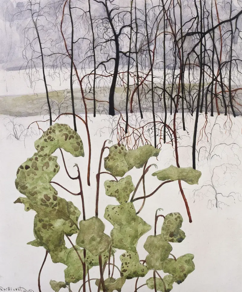 Vinterlandskap av Léon Spilliaert