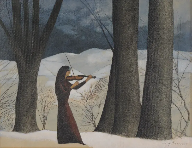 Winter music von Léon Spilliaert