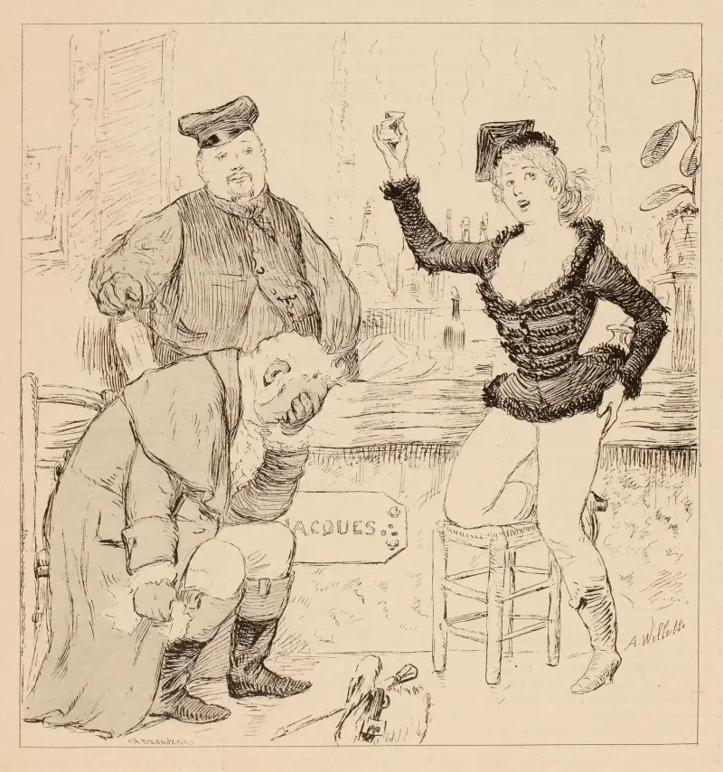Jag är Polens själ (känd melodi) av Adolphe Léon Willette