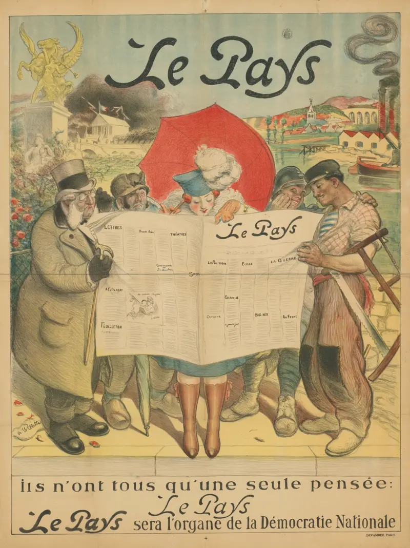 Das Land von Adolphe Léon Willette
