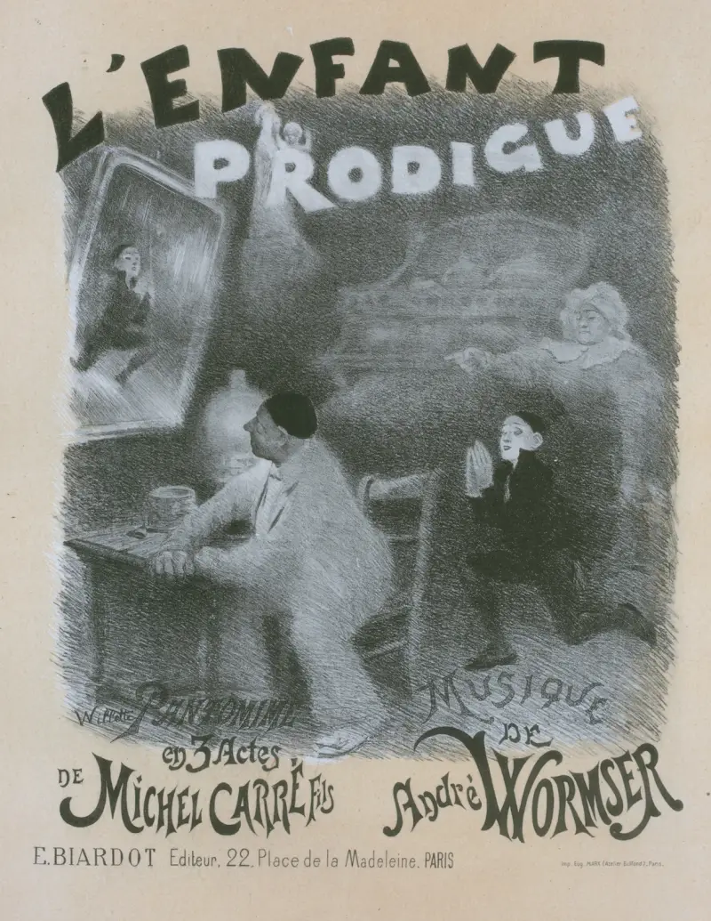 L’Enfant prodigue av Adolphe Léon Willette