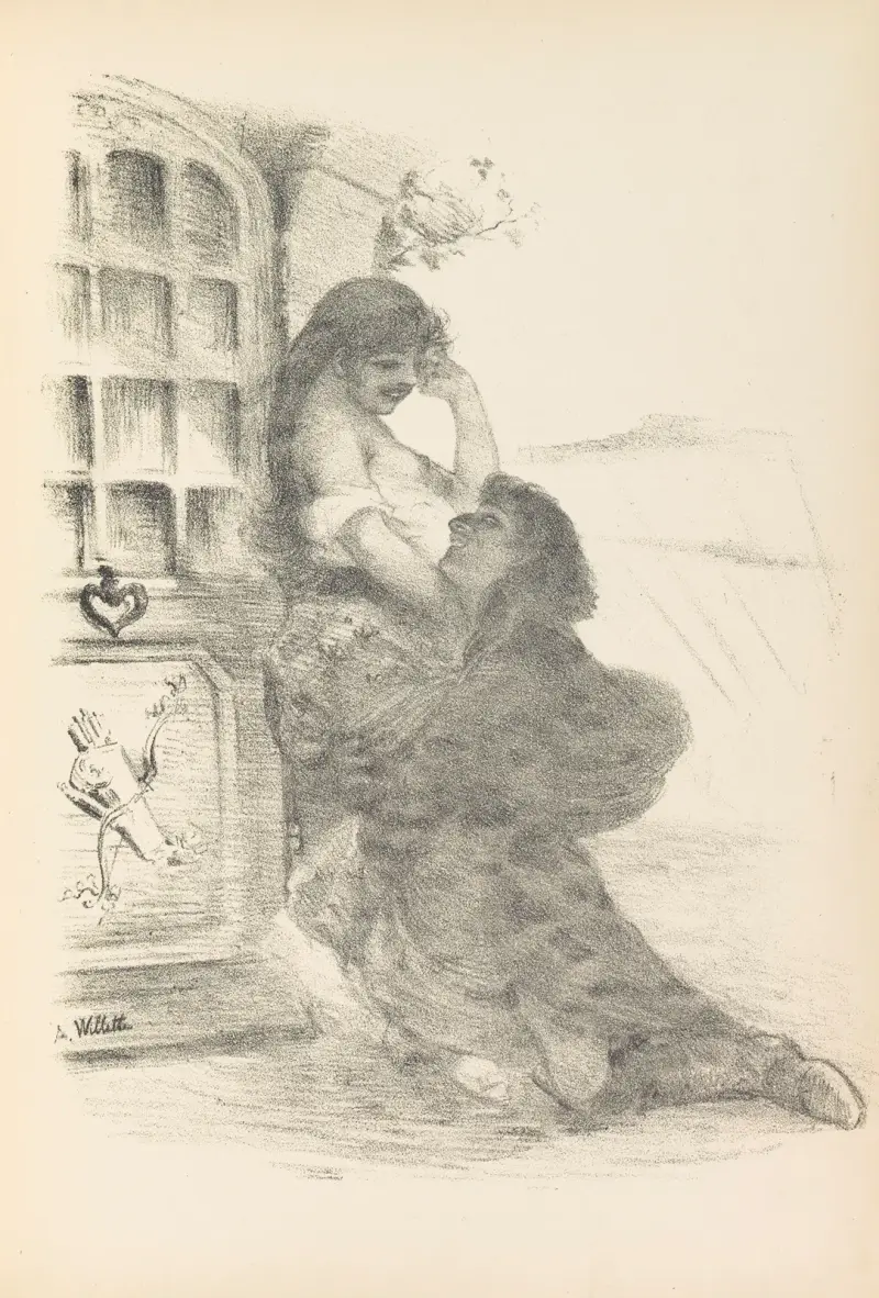Stances â Manon av Adolphe Léon Willette