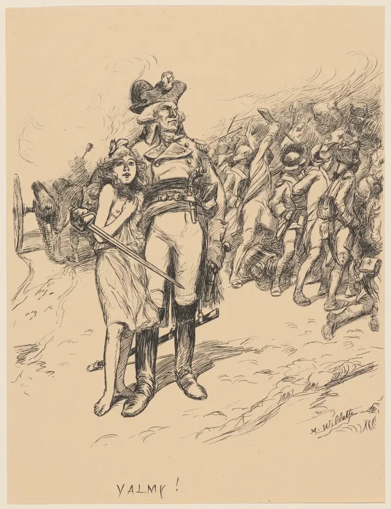 Valmy, 1899 von Adolphe Léon Willette