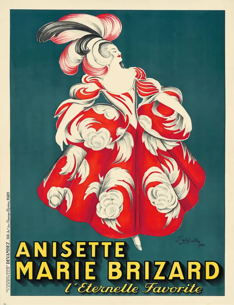 Anisette Marie Brizard av Leonetto Cappiello
