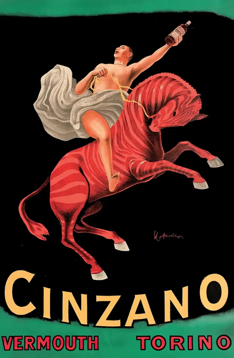 Cinzano Vermouth Torino av Leonetto Cappiello