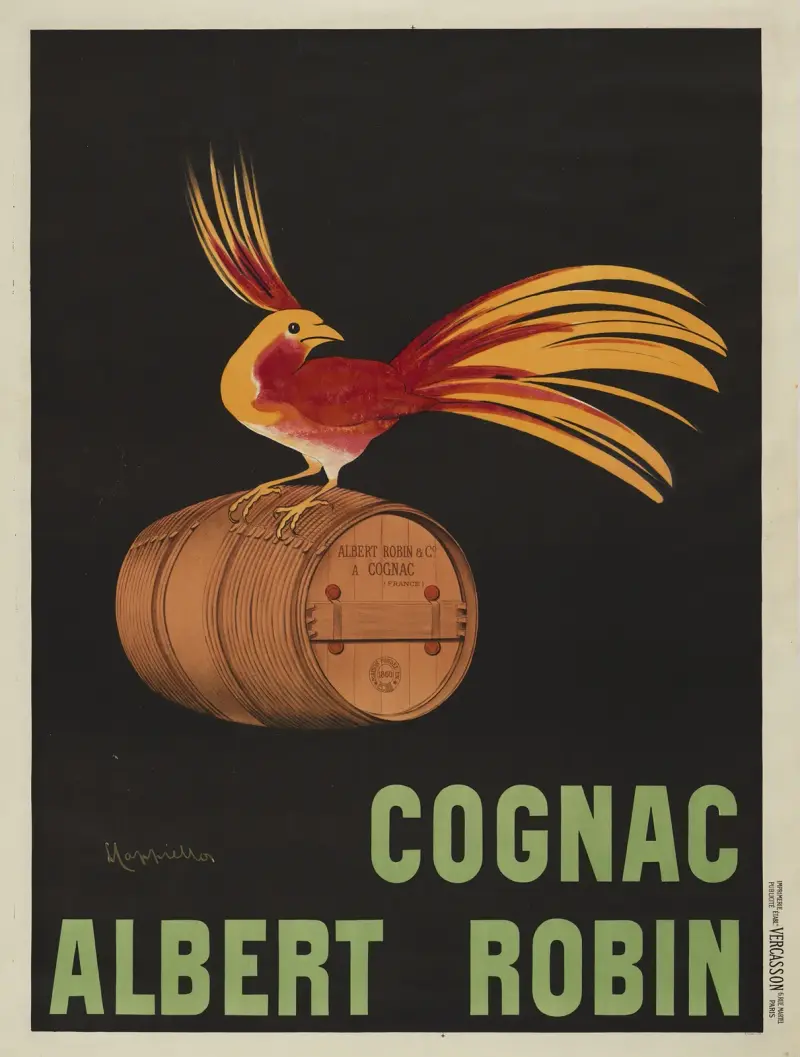 Cognac Albert Robin av Leonetto Cappiello