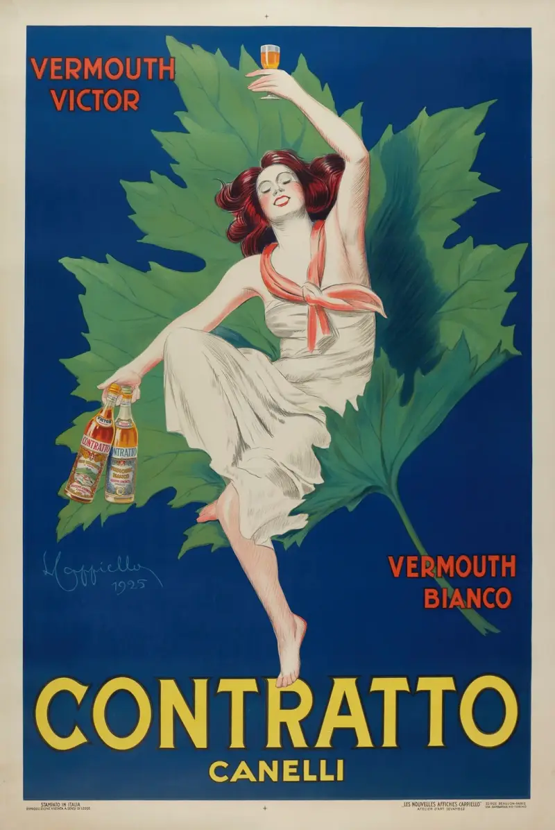 Contratto. Canelli av Leonetto Cappiello