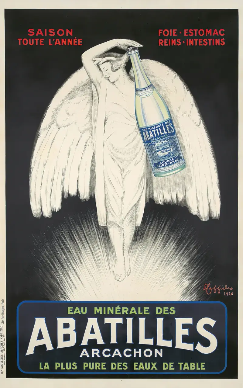 Eau Minérale des Abatilles av Leonetto Cappiello