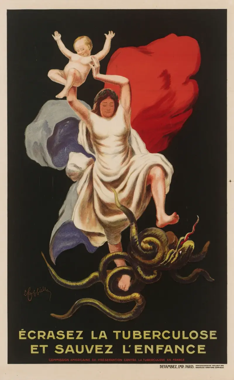 Krossa tuberkulosen och rädda barndomen av Leonetto Cappiello