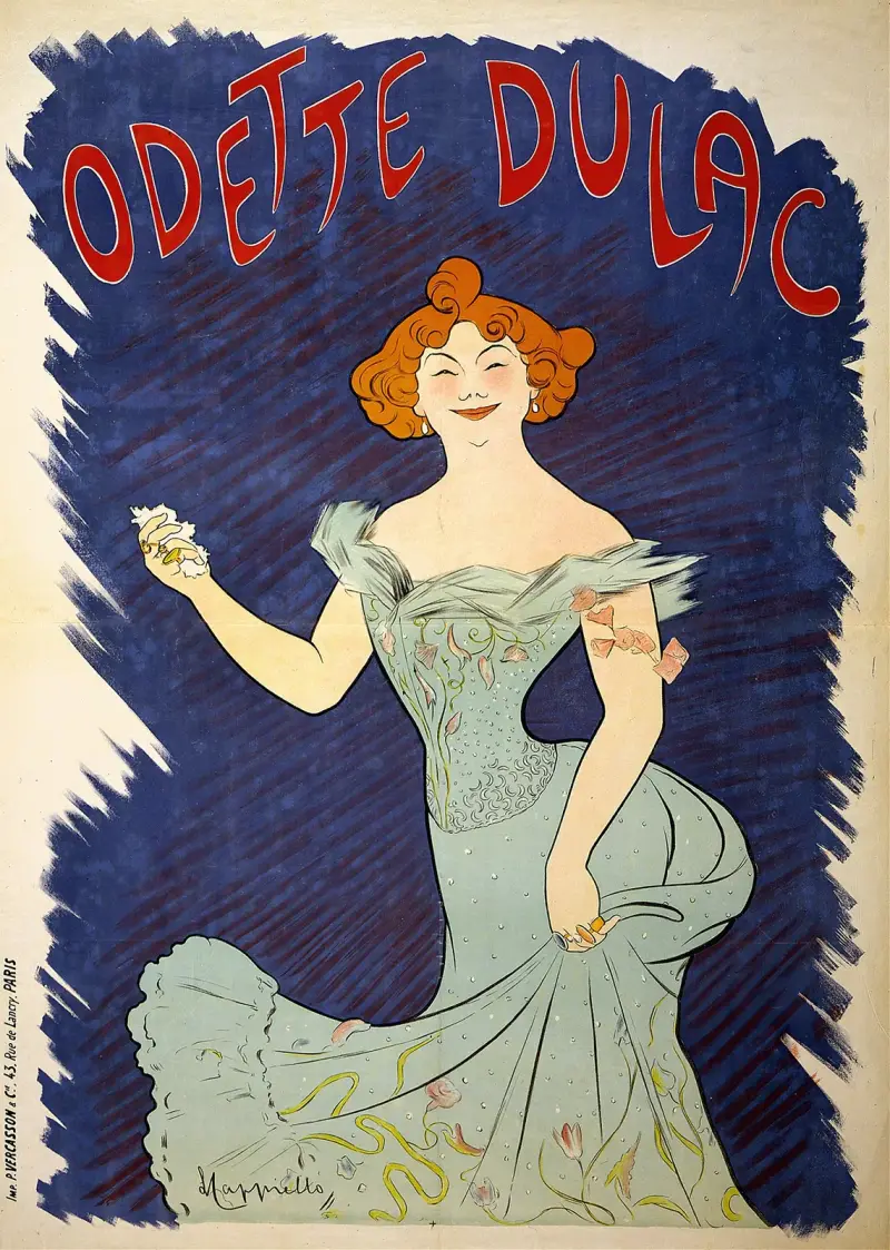 Odette Dulac av Leonetto Cappiello