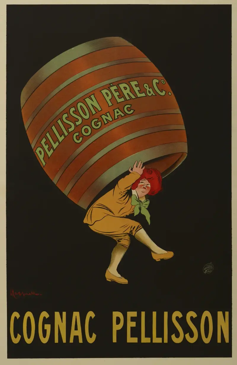 Pellisson père et Cie Cognac av Leonetto Cappiello