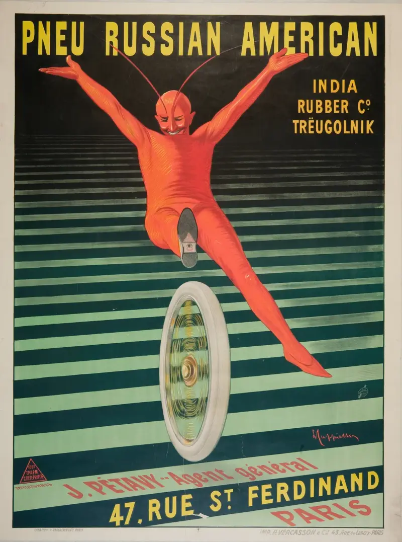 Pneu Russian American av Leonetto Cappiello